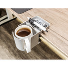 Deflecto - Porte-gobelet pour bureau assis-debout - gris-Pour droitiers ou gauchers