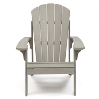 Backyard Lifestyles - Chaise Adirondack - Gris clair-Polystyrène durable et résistant aux intempéries de type HIPS, polystyrène à haute résistance aux chocs.