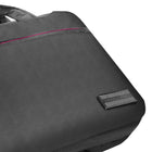 Vangoddy - Sac bandoulière élégant pour ordinateur portable 13 pouces - Gris/Rose-Polyvalent. Parfait pour l’école, le travail ou les sorties décontractées
