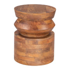 Zuo - Kollam Table d’appoint - Noyer-Bois de manguier apportant chaleur naturelle et caractère authentique