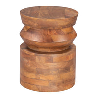 Zuo - Kollam Table d’appoint - Noyer-Bois de manguier apportant chaleur naturelle et caractère authentique