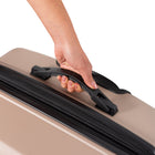 Air Canada - Jasper Valise de Cabine Rigide Pivotante de 20 po - Champagne-L'intérieur entièrement doublé inclut un séparateur zippé, des sangles de compression, une poche en filet zippée, et 2 poches à chaussures