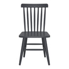 Zuo - Zeilen Chaise de salle à manger - Noir - Ensemble de 2-Résistant aux intempéries