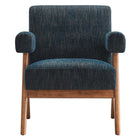 Modway - Lyra Tissu Fauteuil - Azure Fabric - Ensemble de 2-Assemblée requise