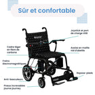 Journey - Air Elite Fauteuil électrique pliant léger - bleu-Offre jusqu’à 10 milles d’autonomie avec une seule charge