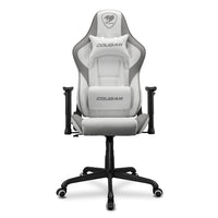 COUGAR - Chaise de jeu inclinable et pivotante Armor Elite - blanc-Chaise de jeu avec enveloppe et dossier haut