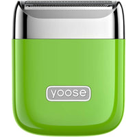 Yoose - Rasoir électrique portable rotatif Nano - Vert-Conception compacte et portative : Format de poche et léger, il se glisse facilement dans un sac à main ou un sac de voyage pour une utilisation n'importe où