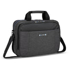 Nextech - Mallette d'affaires avec compartiment pour ordinateur portable de 15,6 pouces - Gris-Conçu avec quatre compartiments zippés pour garder vos objets essentiels organisés