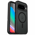 OtterBox - Étui Defender Pro XT Transparent avec aimants pour Pixel 10/10 Pro – Dark Side-Aimants intégrés alignés avec précision pour offrir jusqu’à 15 W de recharge rapide (Qi2)