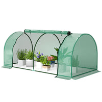 Outsunny - serre de jardin mini 79 po x 39 po x 32 po-Serre de patio avec tube en acier de haute qualité et housse en PE  
