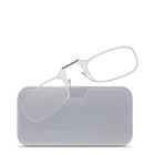 ThinOptics 1.5 Claire Lecteur avec Pod Blanc Universel - Claire-Le produit comprend les lunettes de lecture ThinOptics et l'étui universel avec un adhésif sans résidu à coller sur votre téléphone / étui ou toute autre surface dure et plate