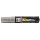 JAM Paper - Marqueur à peinture acrylique - Pointe géante - Argent (526415SI)-L’encre est de la peinture acrylique à base d’eau qui s’étend en douceur. Ces marqueurs à peinture polyvalents peuvent être utilisés pour égayer toute surface ou tout projet!