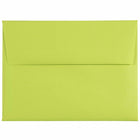 JAM Paper - Enveloppes d'invitation colorées A6 - 4,75 x 6,5 - vert lime ultra - Paquet de 50-Ces enveloppes sont parfaites pour envoyer des invitations, des cartes de voeux, des RSVP, des cartes de remerciement, des cadeaux d'anniversaire, des remises de diplômes, des vacances et plus encore
