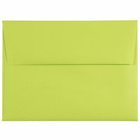 JAM Paper - Enveloppes d'invitation colorées A6 - 4,75 x 6,5 - vert lime ultra - Paquet de 50-Ces enveloppes sont parfaites pour envoyer des invitations, des cartes de voeux, des RSVP, des cartes de remerciement, des cadeaux d'anniversaire, des remises de diplômes, des vacances et plus encore