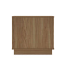 Manhattan Comfort - Ensemble de 2 tables de nuit modernes Horizon 21,7" - Érable-Assemblage Snap It Comprend des rainures internes de haute qualité pour un assemblage simple, sans outils requis