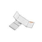 ProtoArc - Clavier Bluetooth pliable - Blanc / Argent-Connectivité sans fil : Profitez d’une connectivité fluide avec vos appareils via Bluetooth, offrant une expérience de frappe efficace et sans enchevêtrements où que vous soyez