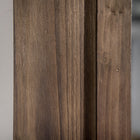 HOMCOM - Miroir sur pied ferme - 23,6 po l x 59,1 po H - marron-Matériau : MDF, verre, bois de sapin 