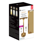 Xtricity - Lampe de table tactile LED portable Spirit - Or-Activation tactile pour une utilisation facile