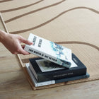 Modway - Surge Swirl Abstract Intérieur et Extérieur Tapis de 5 pi l x 8 pi L - Beige clair et beige foncé-Polypropylène 100% doux