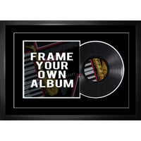 Vinyl Album Frame with Black Background - Impression encadree - 26" x 18"-Qualité supérieure - music memorabilia