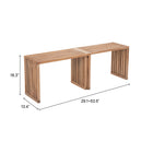 Zuo - Riviera Banc Extensible - Naturel - Ensemble de 2-8