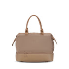 SwissGear - Sac de voyage - 15 x 19 po - Brun-Ouverture large à armature métallique de type Gladstone pour un rangement facile