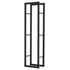 HOMCOM - Porte-bûches pour cheminée- 15,7 po x 9,8 po x 59,1 po-Porte-bûches pratique, maintient les bûches ensemble de façon serrée et sécurisée 