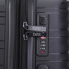 TUCCI - Bagage d'enregistrement à coque rigide Lussore 24 po - Noirs-Intérieur Deluxe – Doublure organisée et de haute qualité. Un intérieur de luxe, entièrement doublé, avec plusieurs compartiments pour garder vos affaires bien rangées