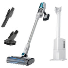 Shark - Aspirateur balai sans fil Clean and Empty avec filtre HEPA et système de vidage automatique de 1,3 L - Blanc-MANIABILITÉ ET LÉGÈRETÉ : L'aspirateur sans fil repensé est 30 % plus léger, tout en conservant la puissance et les performances d'un aspirateur sans fil Shark de taille standard