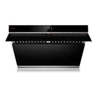 Fotile - JQG7502 Hotte aspirante à ventilation inclinée - 30 po - Noire-Verre trempé noir