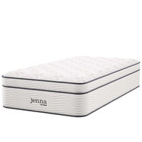 Modway - Jenna 14 po Ressorts et mousse Matelas simple-Housse matelassée pour oreiller