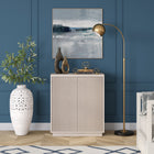 Hudson&Canal - Meuble d'appoint Alston 28 po de largeur - Blanc aulne-Caractéristiques assemblage facile
