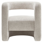 Modway - Jaylin Rembourré Chenille Chaise d’accent - Gris colombe-7