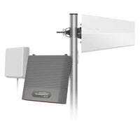 weBoost - Kit amplificateur de signal cellulaire Destination RV gain de 65 dB-En relevant l'antenne extérieure, les camping-caristes peuvent utiliser en toute sécurité un amplificateur puissant et une antenne intérieure pour une couverture maximale sur une vaste zone