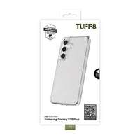 TUFF8 - Samsung Galaxy S25 Plus - Étui robuste - transparent-Fabriqué en polycarbonate de haute qualité