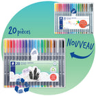 Staedtler - triplus Feutres fineliner - 0,3 mm - couleurs assorties - Paquet de 20-Couleurs assorties