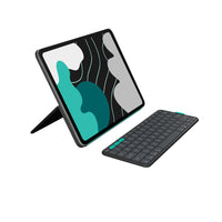 Logitech - Étui-clavier Flip Folio pour iPad 11/13 Pro (M4/M5) Air 13/11 (M2/M3/M4) 5e génération - Graphite-Compatible avec l'iPad Pro 11 pouces (M4), l'iPad Air 11 pouces (M2, M3 et M4) et l'iPad Air (5e génération).