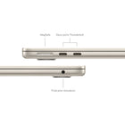 Apple - Portatif MacBook Air 13,6 po, M3, SSD 256 Go, Mémoire unifiée 16 Go, Comète, Français-Image nette, son limpide: La caméra HD 1080p, les trois micros et les quatre haut-parleurs avec Audio spatial vous offrent un son et une image incroyables.