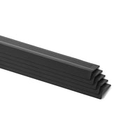 WeatherTech - Améliore l’adhérence dans les escaliers avec StairEdge - 44 po - Noir - Paquet de 5-Le revêtement StairEdge est idéal pour les escaliers intérieurs en bois, en carrelage, en pierre, en béton ou en métal, qu’ils soient résidentiels ou commerciaux.