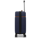 Bugatti - Valise de cabine à coque rigide 18.50po de la collection Cannes - Marine-Poignée télescopique avec système de verrouillage à plusieurs niveaux