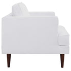 Modway - Agile Tissu rembourré Fauteuil - Blanc-Matériau 100% polyester