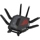 ASUS - Routeur gaming sans fil multi-Gigabits quadri-bande ROG Rapture GT-BE98 Pro - Noir-Connectivité filaire et flexibilité optimisées grâce à deux ports 10G et quatre ports 2,5G, ouvrant la voie à la plupart des jeux gourmands en bande passante