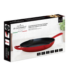 JS Gourmet - Poêle à frire 26 cm – Rouge cerise-Surface de cuisson de 26 cm