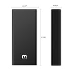 MyBat - Batterie externe Pro 10 000 mAh 20 W - Noir-Autorisé en avion