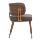 Zuo - Brew Chaise de salle à manger - Brun/Noyer-Garantie limitée de 3 ans