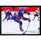 Nick Suzuki Montreal Canadiens Shooting sur toile - Toile encadree - 31" x 22"-Impression sur toile de qualité supérieure avec bordures enveloppées