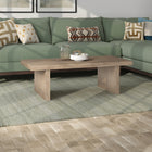 Hudson&Canal - Table basse rectangulaire Soren (48 po de largeur) - Chêne gris vieilli-Caractéristiques assemblage facile