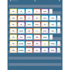Teacher Created Resources - Tableau de 10 pochettes, 34 po x 44 po, bleu ardoise-Parfait pour les bandes de phrases de toutes tailles, les cartes flash et plus encore !