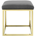 Modway - Anticipate Ottoman in Gris or-Capsules de pied non marquées