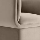 Modway - Tate Performance Velvet Chaise d’accent - Taupe-8